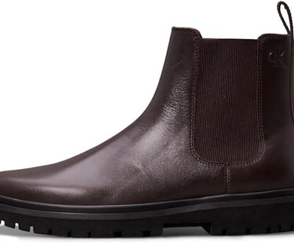 (%49.19) Calvin Klein EVA BOOT MID CHELSEA UNIFORM DR Erkek Bot, Siyah, 45