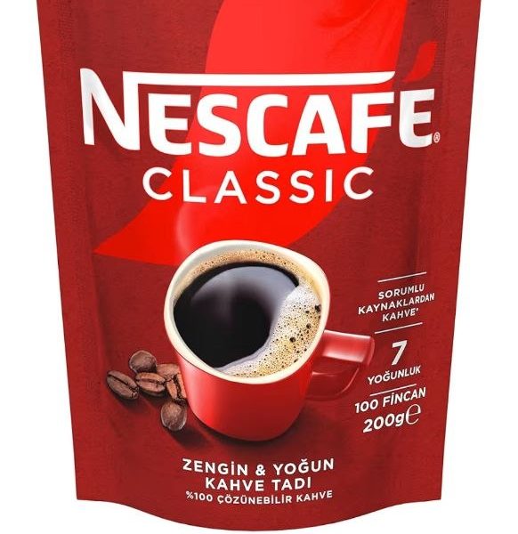 Nescafé Nescafe Classic Çözünebilir Kahve Ekopaket, 200 g