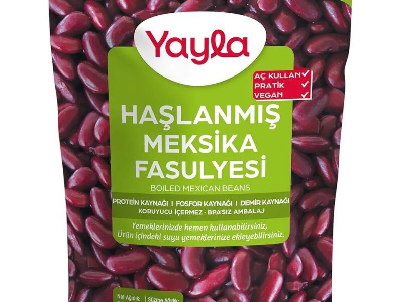 yayla Haşlanmış Meksika Fasulyesi, 400 g Tekli Paket