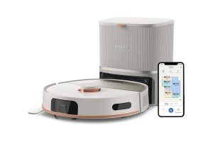 🛍️ Philips 5000 Serisi Islak Kuru Robot Süpürge, Yüksek Emiş Gücü, Uzun Çalışma Süresi, 200 dk’ya Kadar Şarj, HomeRun, Otomatik Boşaltma İstasyonu, Beyaz (XU5100/20)