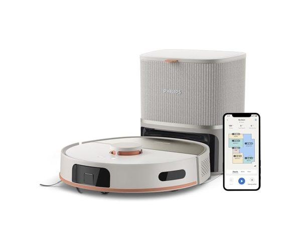 🛍️ Philips 5000 Serisi Islak Kuru Robot Süpürge, Yüksek Emiş Gücü, Uzun Çalışma Süresi, 200 dk’ya Kadar Şarj, HomeRun, Otomatik Boşaltma İstasyonu, Beyaz (XU5100/20)
