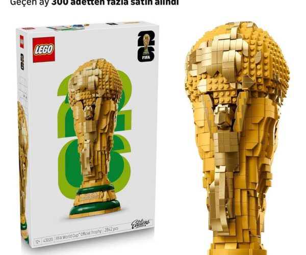LEGO Editions FIFA Dünya Kupası Resmi Kupa 43020-12 Yaş ve Üzeri Çocuklar için 2 İnsan Figürü, İkonik Küre ve Levha İçeren Yaratıcı Dekoratif Yaratıcı Oyuncak Yapım Seti, Hediye Fikri (2842 Parça)