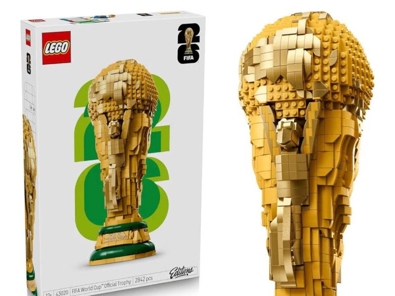 LEGO Editions FIFA Dünya Kupası Resmi Kupa 43020-12 Yaş ve Üzeri Çocuklar için 2 İnsan Figürü, İkonik Küre ve Levha İçeren Yaratıcı Dekoratif Yaratıcı Oyuncak Yapım Seti, Hediye Fikri (2842 Parça)