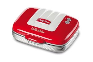 🛍️ Ariete Party Time Waffle Makinesi Kırmızı 1973/00 700 Watt, Güç Hazır Işık Göstergesi, Kablo Sarma, Emniyet Kilit Sistemi