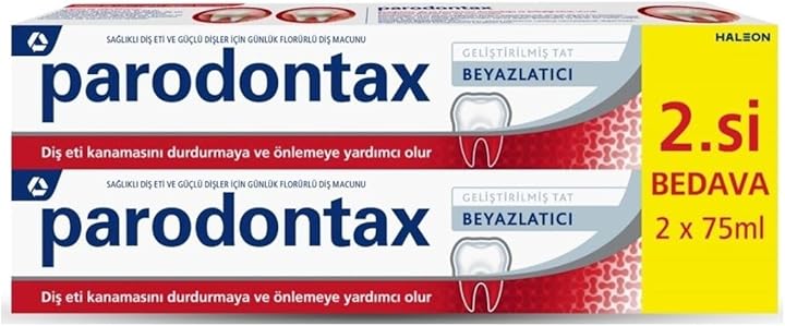(%25) Parodontax Diş Eti Bakımı Beyazlatıcı Diş Macunu 75 ml x 2 Adet — %25 İndirim