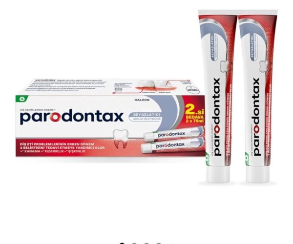 Parodontax Diş Eti Bakımı Beyazlatıcı Diş Macunu 75 ml x 2 Adet