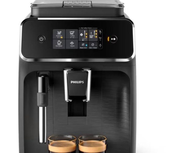 Philips 2200 Serisi Tam Otomatik Espresso Makinesi, Dokunmatik Ekran, Klasik Süt Köpürtücü, 2 İçecek, EP2220/10 — %95 İndirim