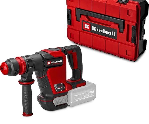 (%17.02) Einhell Professional Akülü Kırıcı TP-DH 18/4 Li BL – Solo Power X-Change (18 V, kömürsüz, 4.0 J, SDS-plus, sürekli çalışma, sivri ve düz keski, E-Case)