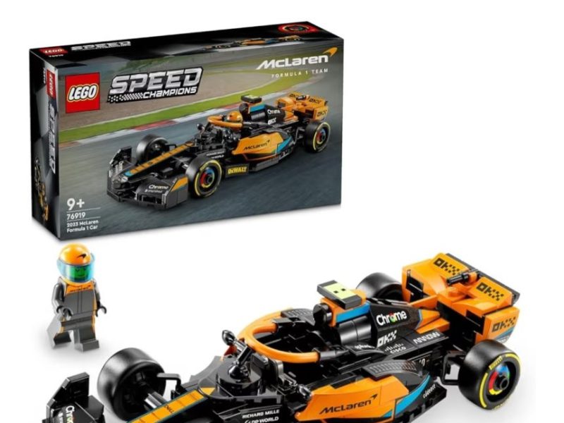 LEGO Speed Champions 2023 McLaren Formula 1 Yarış Arabası Set 76919 – 9 Yaş ve Üzeri Kız ve Erkek Çocukları için Koleksiyonluk Oyuncak Model Yapım Seti, Çocuk Doğum Günü Hediyesi Fikri (245 Parça)