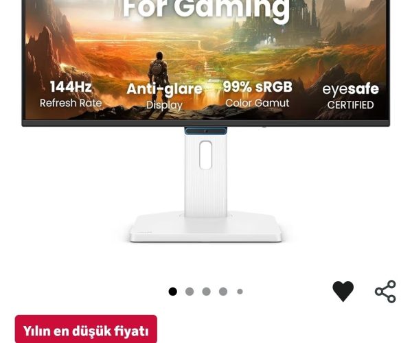 💥BenQ GW2790TC Monitör 27″ 144Hz FHD IPS, USB-C, Göz Koruma, Düşük Mavi Işık, Titreşimsiz, TÜV Sertifikalı, Asansörlü,Pivot, 2W x 2 Stereo Ev Ofis Monitörü – 7.999₺