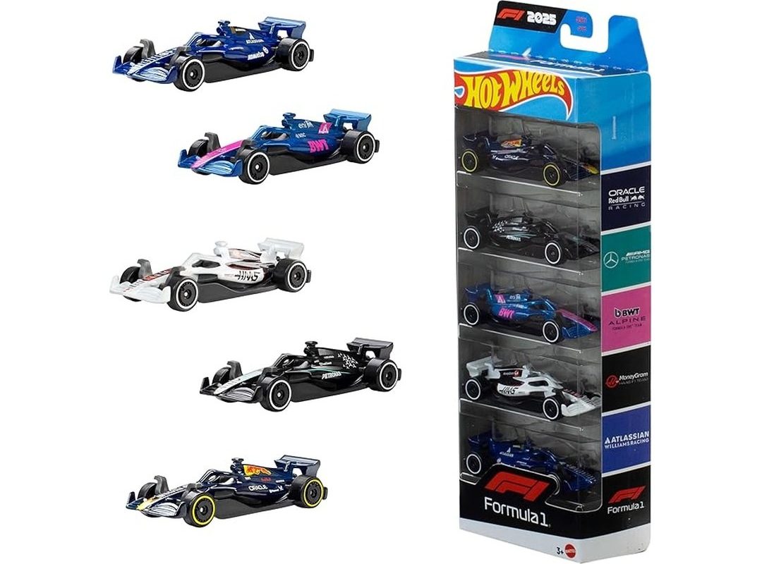 🛍️ Hot Wheels Formula 1 5’li Paket JLN11