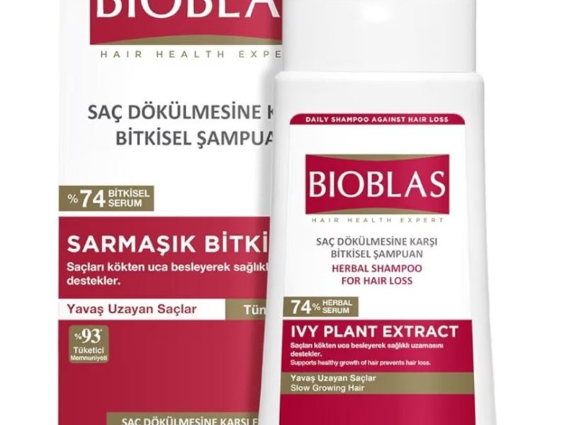 Bioblas Sarmaşık Özlü Saç Dökülmesine Karşı Bitkisel Şampuan – Phytosterol & Bitkisel Kompleks B19, Sağlıklı Uzama Destekli, 360 ml