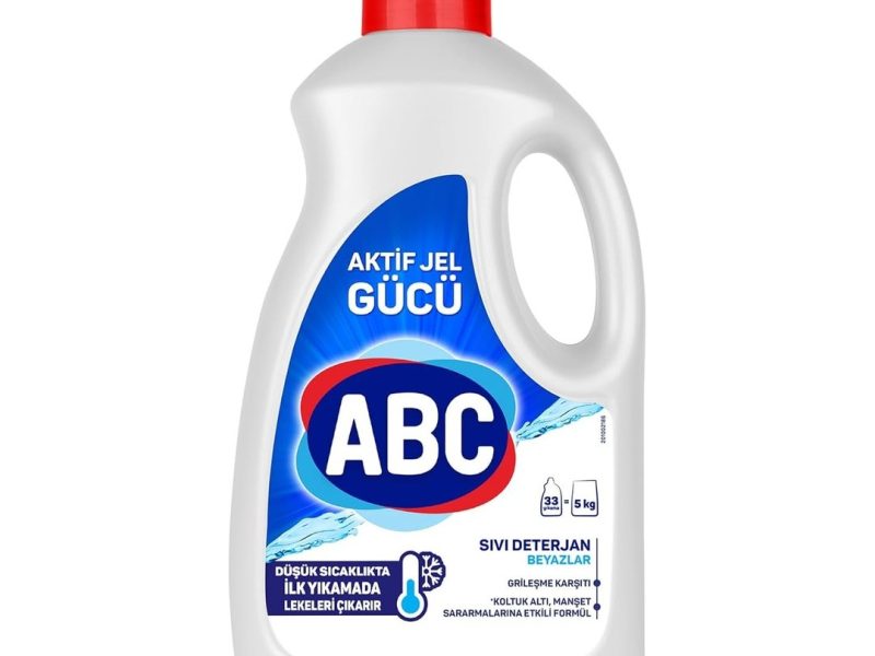 🛍️ ABC DETERJAN Sıvı Performans Deterjanı Beyazlar 2145 ml