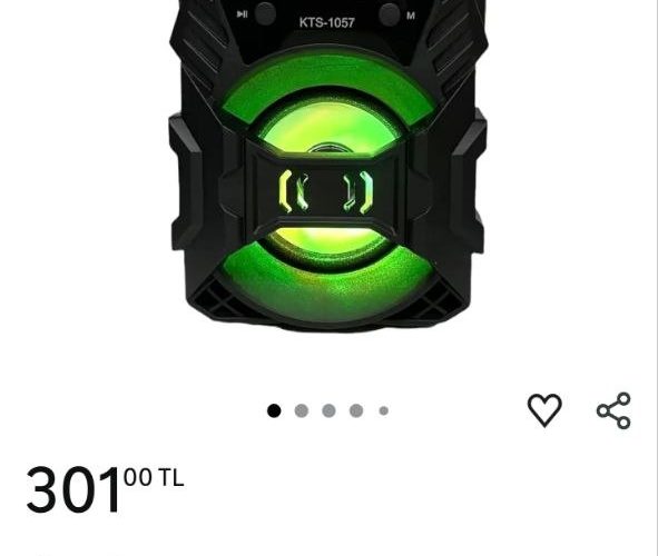 teknosepetim Bluetooth Hoparlör Led Işıklı Fm Radyo Kablosuz Hoparlör Usb Flash-hafıza Kart Giriş Ses Bombası 1057
