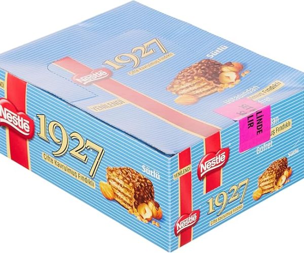 (%21.5) Nestlé 1927 Çifte Kavrulmuş Fındıklı Gofret, 31 g x 12