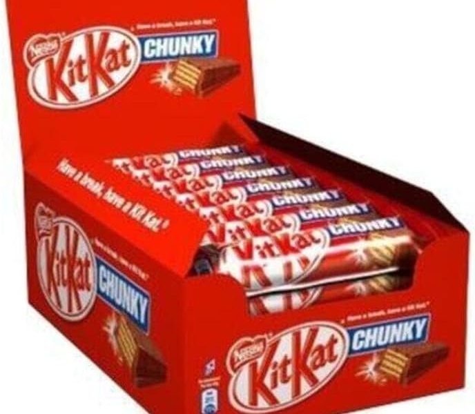 (%18.36) Nestlé KitKat Chunky Bol Sütlü Çikolatalı Gofret 12 x 38 gr