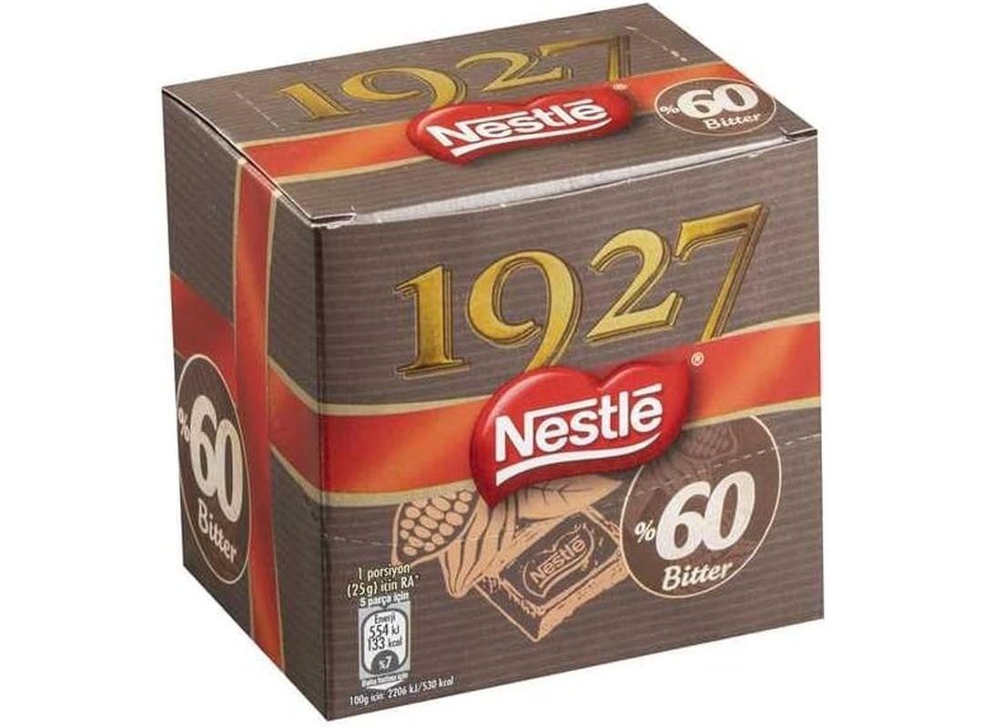 🛍️ Nestlé 1927%60 Kakao Bitter Çikolata Kare, 60 g x 6