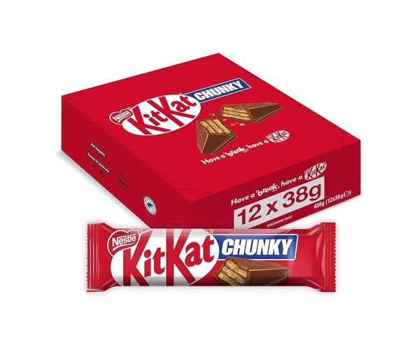 🛍️ Nestlé KitKat Chunky Bol Sütlü Çikolatalı Gofret 12 x 38 gr