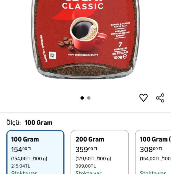 Nescafé Classic Çözünebilir Kahve Kavanoz, 100 g
