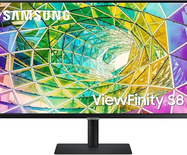 (%28.57) Samsung ViewFinity S8 27″ UHD, 3840 x 2160, 5ms, IPS, 60Hz, HDR10, USB-C, KVM Monitör, LS27A800UJUXUF