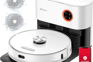 (%9.46) Ultenic T10 Pro robot süpürge, silme fonksiyonlu, istasyonu, 4000 Pa temizlik robotu, uzun çalışma süresi 200 dakika, LiDAR navigasyon, halı algılamalı robot süpürge, kartografi, WiFi/App