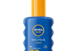 NIVEA SUN SPF20 Güneş Koruyucu Vücut Spreyi, Anında UVA Koruması, 48 Saat Nemlendirici, Suya Dayanıklı