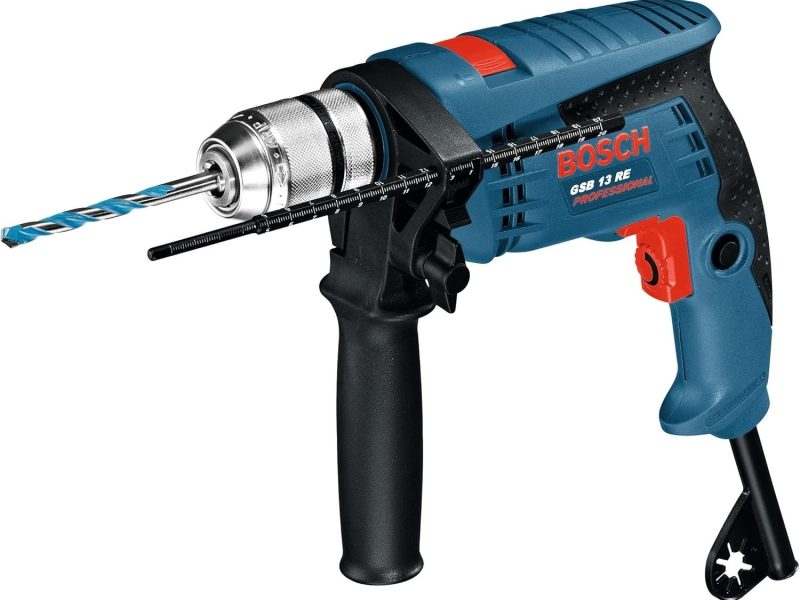 Bosch Professional GSB 13 RE Darbeli Matkap (600 W, Mandren Çapı: 1,5-13 mm, Betonda Delme Çapı: 15 mm) [Enerji Sınıfı B]