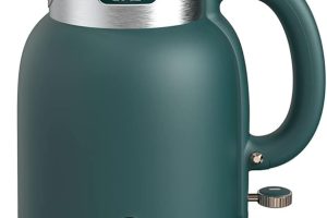 (%61.21) Briz BR1040 Retro Yeşil Su Isıtıcı Çelik Kettle