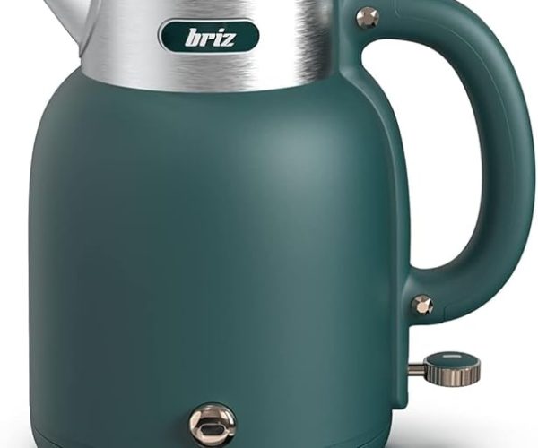 (%61.21) Briz BR1040 Retro Yeşil Su Isıtıcı Çelik Kettle