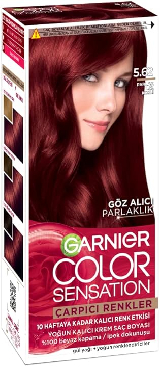 (%48.08) Garnier Çarpıcı Renkler Saç Boyası 5.62 Parlak Lal Kızılı