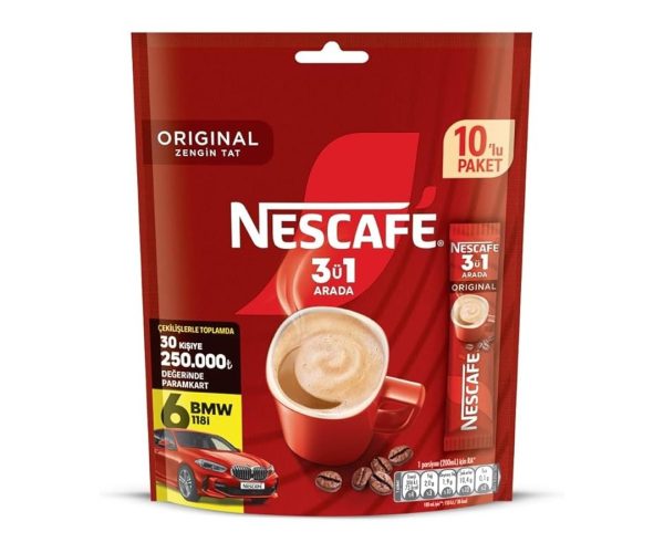 🛍️ Nescafe 3ü1 Arada 10’lu paket