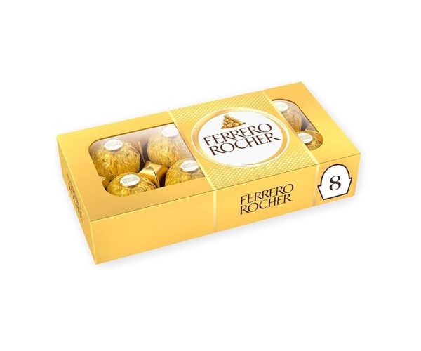 🛍️ Ferrero Rocher Çikolata 100 Gr 8’li, Hediyelik Çikolata