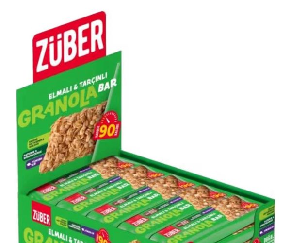 Züber Granola Bar Elmalı Tarçınlı 25G X15 Adet
