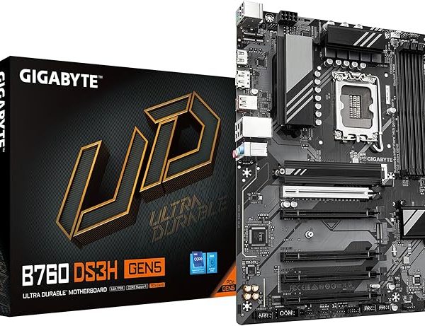 (%10) GIGABYTE B760 DS3H LGA1700 DDR5 7600MHz(OC) PCIe 5.0 M.2 NVMe Gigabit LAN ATX Anakart — %10 İndirim