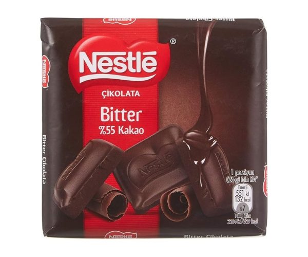 🛍️ Nestle, Nestle Yüzde55 Kakao Bitter Çikolata, 8690632245782, 60gr