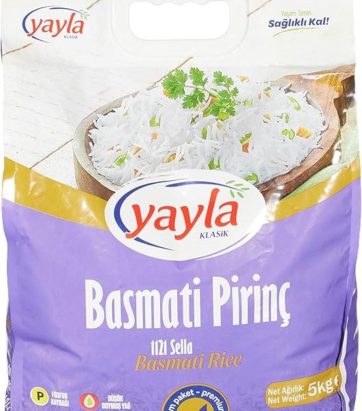 (%68.91) Yayla Basmati Pirinç 5kg 1121 Sella