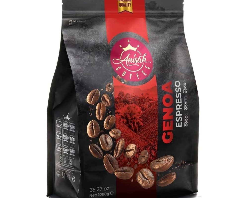 Anisah Coffee Genoa Espresso Çekirdek Kahve 1000gr