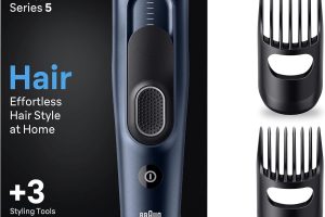Braun Series 5 HC5350, Erkekler İçin 17 Uzunluk Ayarına Sahip Saç Kesme Makinesi