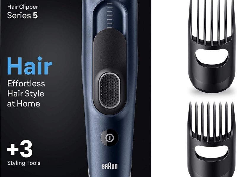 Braun Series 5 HC5350, Erkekler İçin 17 Uzunluk Ayarına Sahip Saç Kesme Makinesi