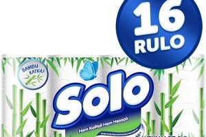 (%65.76) Solo Tuvalet Kağıdı Bambu Katkılı 16’lı
