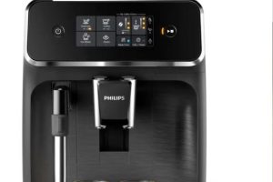 Philips 2200 Serisi Tam Otomatik Espresso Makinesi, Dokunmatik Ekran, Klasik Süt Köpürtücü, 2 İçecek, EP2220/10