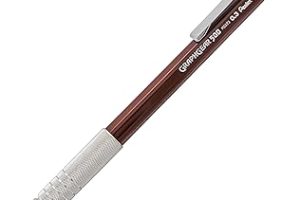 (%80.72) Pentel Graphgear Teknik Çizim ve Yazı İçin Mekanik Kurşun Kalem, 0.3 mm, Kahverengi, Orijinal Kutusunda