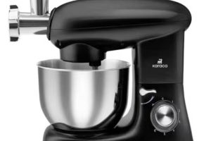 Karaca Multichef Stand Mikser Shiny Black Mutfak Şefi 1900W 5,5 Lt (Kıyma Çekme /Sucuk-Sosis/İçli Köfte Aparatlı)
