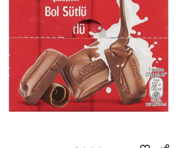 Nestlé Bol Sütlü Çikolata, 60 g x 6 — %83 İndirim