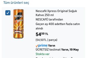 Bazı hesaplara tanımlı 50₺ ile adedi 20₺’ye düşebilir. Hesabınızı kontrol edin — %62 İndirim
