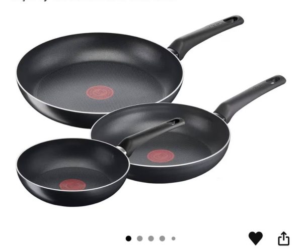 Tefal SimpleCook 1X Difüzyon Tabanlı 3’lü Tava Seti – 20/24/28 cm