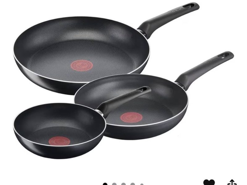 Tefal SimpleCook 1X Difüzyon Tabanlı 3’lü Tava Seti – 20/24/28 cm