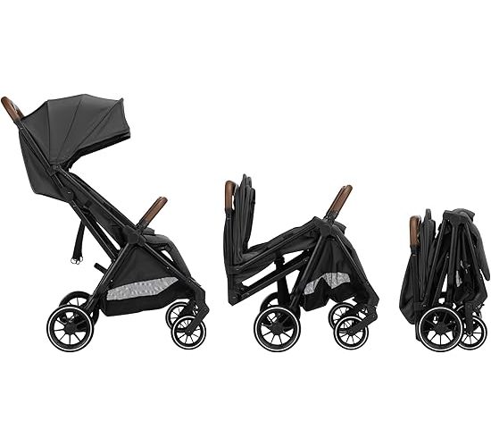 BEBE CONFORT Mane Tek Elle Katlanılabilen İkiz Bebek Arabası Mineral Graphite, 3220660005406