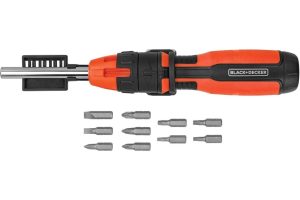 BLACK+DECKER Mandallı Tornavida, 10 Bit (BDHT68000)