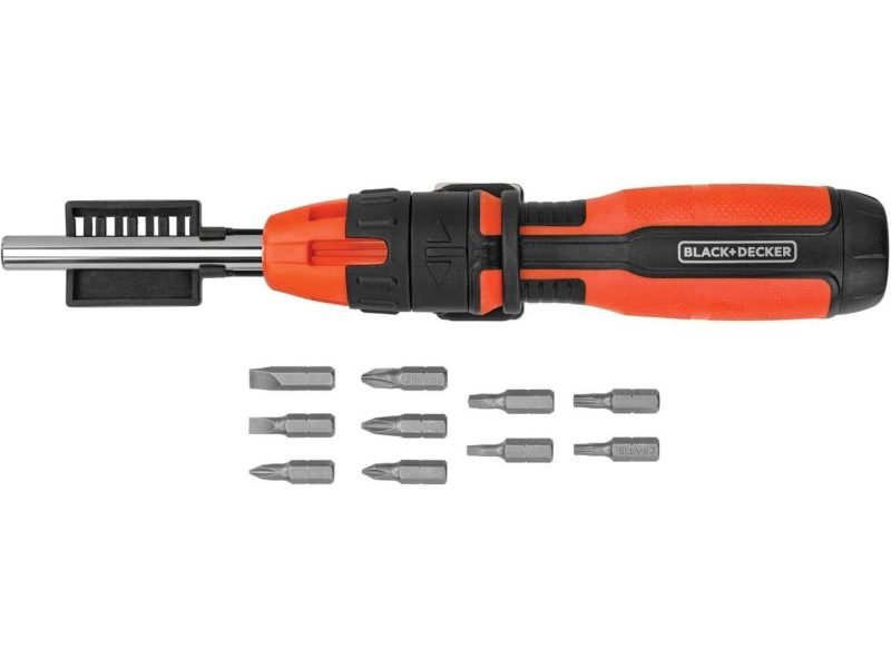 BLACK+DECKER Mandallı Tornavida, 10 Bit (BDHT68000)